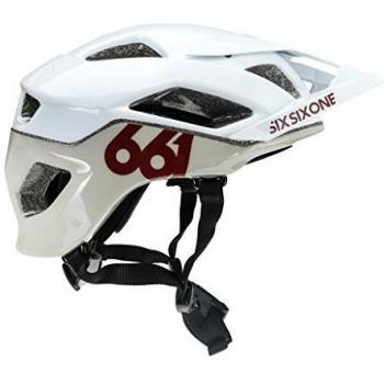SixSixOne Fahrradhelm EVO AM, Tundra Weiß, XS/S, 7183-6
