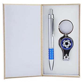 Set de regalo para hombre - Pack de 6 a 30 unidades que incluye bolígrafo, llavero abridor de botellas y cortaúñas. Ideal como regalos para bodas, recuerdos de bebé y detalles para comuniones