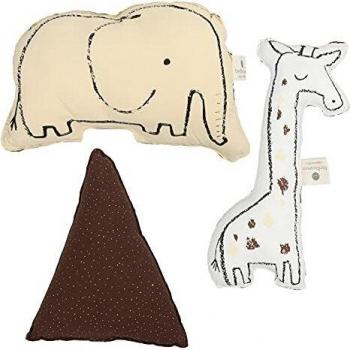 Cojines marca Bimbi Dreams. Modelo SET 3 COJIN FORMAS 791 GIRAFFE 510 23