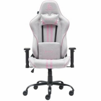 Silla Gaming Newskill Kitsune V2 Tela Gris Daytona/Rosa