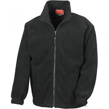 Chaqueta de trabajo polar con cremallera negra m - Result
