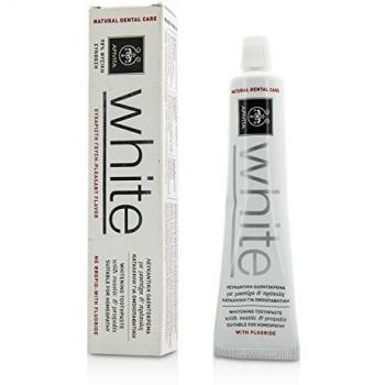 Apivita NATURAL DENTAL CARE WHITE Whitening Toothpaste with mastic & propolis 75ml