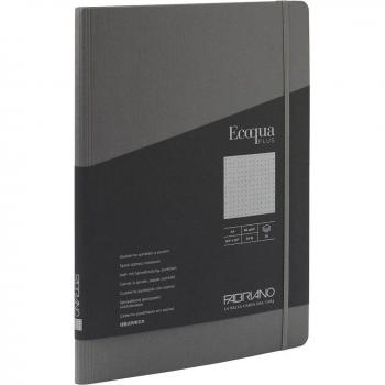Libreta A4 Puntos Espiral Escondida Ecoqua Plus Fabriano Boutique Antracita 90G 70 Hojas