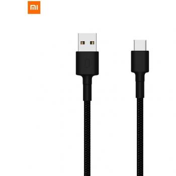 Cable USB Tipo C Trenzado XIAOMI Mi 100 cm Negro