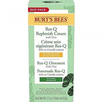Burt's Bees Crema y pomada multifunción Res-Q 100 % natural, pack de 2