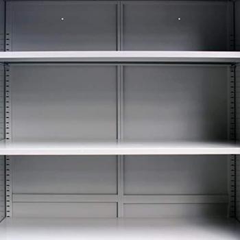 VidaXL Office Cabinet with 2 Doors Steel 90x40x180cm Grey
