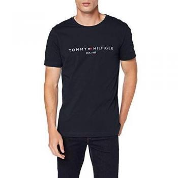 Tommy Hilfiger Men's Logo T-Shirt - Navy - Size L