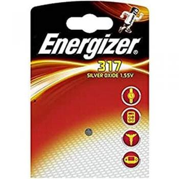 Pila de Botón Energizer 317 para Limpiadores Multiusos - Blister de 1 CE, tipo: pila de reloj, características: alta durabilidad, tecnología de zinc-aire, voltaje nominal de 1.5
