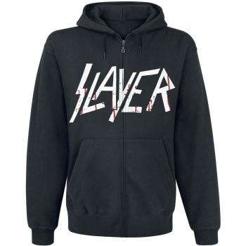 Slayer Hell Awaits Capucha con Cremallera Negro XXL