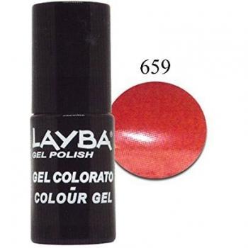 Layla Gel Polish Semipermanent Nail Polish Red Passion