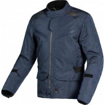 Macna Chaqueta de Moto Murano Azul - Chaqueta textil impermeable para motocicletas, color azul, talla L