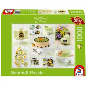 Spring Green Cake Buffet 1000-Piece Puzzle