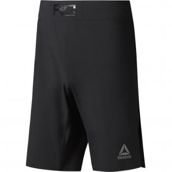Reebok Combat MMA Pantalón Corto, Hombre, Negro, 30