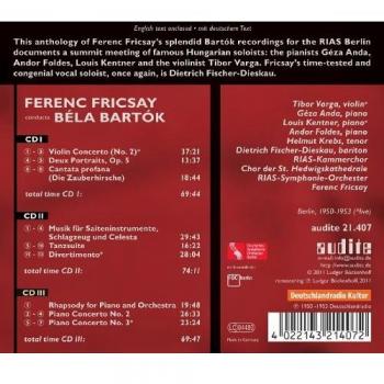 FERENC FRICSAY CONDUCTS BELA BARTOK