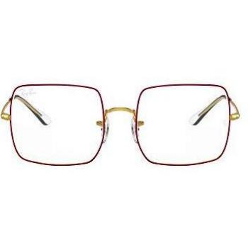 Ray-Ban Retro Square Prescription Glasses RX 1971V Unisex Red One Size