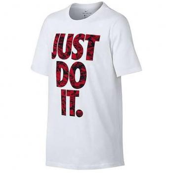 Nike - Camiseta de manga corta - para niño blanco Bianco