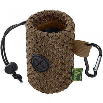 Porta Bolsas Hunter Marrón con Mosquetón