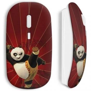 Ratón inalámbrico Kung Fu Panda rojo