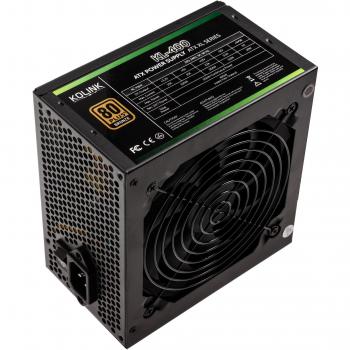 Kolink KL-400 80 Plus Bronze Fuente de Alimentación - Modular - 400 Watts - 140 x 86 x 150 mm - Black