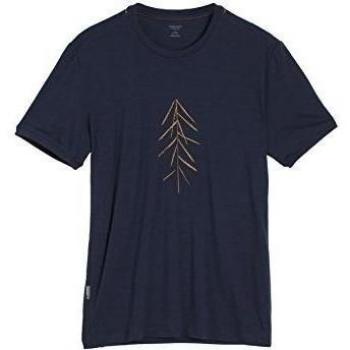 Zapatas de los hombres camiseta manga corta Tech Lite Lancewood, hombre, color  - azul marino, tamaño XL Mens