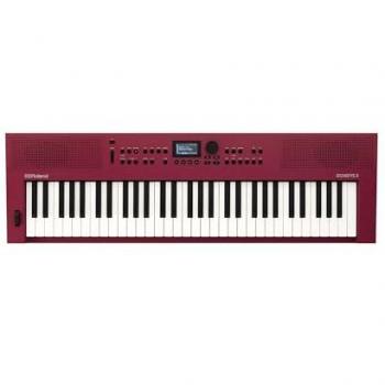 Roland GO:KEYS 3 Music Creation Keyboard, 61 Keys, Dark Red
