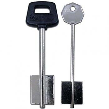 Llave de Doble Punta Atra 5AT7 Silca en Laiton Niquelado, Paquete de 5 unidades