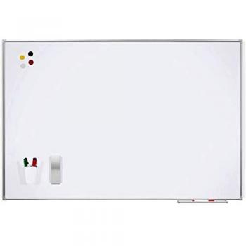 Rocada | Pizarra Blanca Magnética 180 x 120 con Marco de Aluminio | Pizarra de Pared Fácil de Borrar | Lacada con Marco de Aluminio Anodizado | Para Escritura con Rotuladores de Borrado en Seco