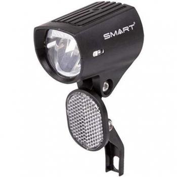 Luz Delantera LED Inteligente para E-Bike 6-48V Negra