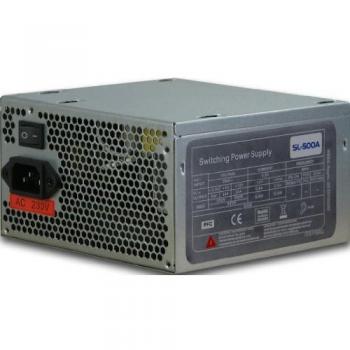 Inter-Tech SL-500A - Fuente de alimentación 500 W 20+4 pin ATX Gris