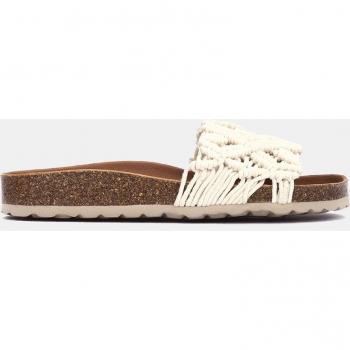 Verbenas - Sandalias planas Raga para mujer con diseño de pala en macramé.