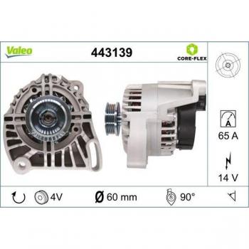 Alternador Nuevo VALEO 443139 con Luz Integrada