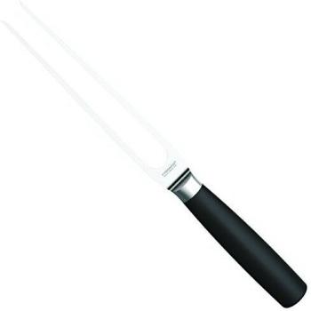 Fiskars Horquilla de trinchado, Longitud total: 28 cm, Acero inoxidable/Plástico, Functional Form+, Negro, 1016002