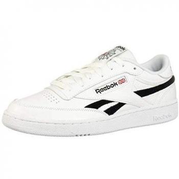 Reebok Classic Men's White/Black Revenge Plus Sneakers Size 9.5 US