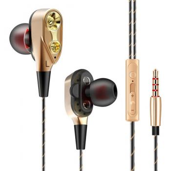 Auriculares In-Ear HiFi PINZHENG con Micrófono, Bass para Juegos y Deportes