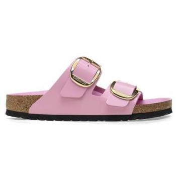 Birkenstock Arizona Big Buckle Women's Mules Natural Leather Patent