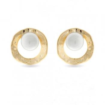 Pendientes Jaya de Luxenter en oro amarillo de 18K con diseño exclusivo