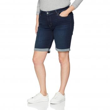 Levi's Plus Size Pl Shaping Bermuda Pantalones Cortos, Dark Horse Plus, 20 para Mujer