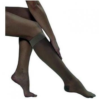 Medilast XL Black Compression Short Stocking - Extra Fine Anatomical Design