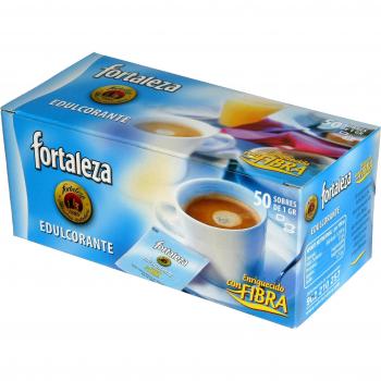 Café Fortaleza - Edulcorante 50 sobres - [Pack de 3 x 50 sobres]