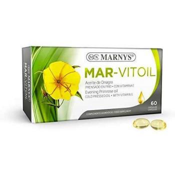 Marnys Mar-Vitoil, Aceite de Onagra 500mg, Paquete de 60 Cápsulas