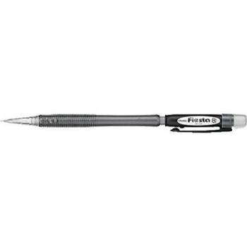 Portaminas Pentel Fiesta 0,7 mm HB negro transparente (pack de 12)