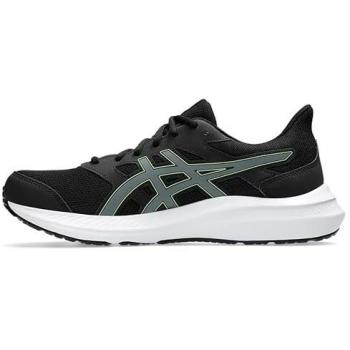 Zapatillas de Running ASICS Jolt 4 para Hombre - Negro/Acero Gris, Comodidad y Amortiguación, Talla 46.5