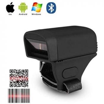 SATYCON Lector Barras BT ESCANER Anillo Bluetooth 1D 2D QR