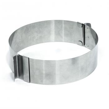 Cuisy CMKC2196 Molde Extensible D.8,5-15 CM, Acero Inoxidable, Plata, 16,50 x 13,20 x 5 cm