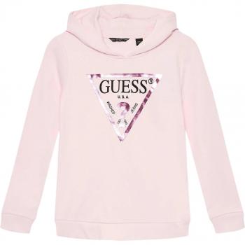 Sudadera con capucha infantil Guess Rosa Regular Fit