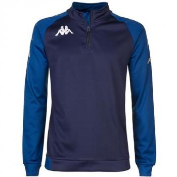 Kappa Trieste Men's Sweatshirt - Blue, Jersey Fabric