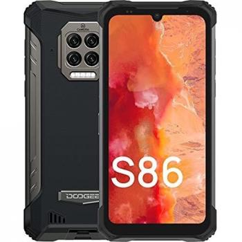 Doogee s86 2021 8500mah bateria telefono movil 6gb ram128gb rom ip68 ip69k moviles resistente agua y golpes camara cuadruple 16mp smartphone todoterreno 4g helio p60 61inch nfc negro