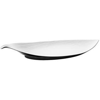Lacor - 63177 - Fuente Hoja Fuji De Melamina 46,5x21,6,5cm - Blanco