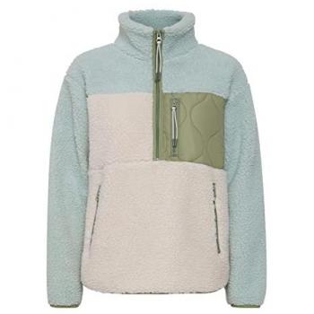 TheJoggConcept Women's Half-Zip Long Sleeve Fleece Jcberri