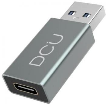 Adaptador USB 3.0 a Tipo C de Aluminio Gris - Convertidor Cable Cargador Tipo C